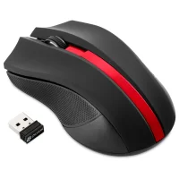 Мышь Oklick 615MW 412861 (черный/красный) фото 3